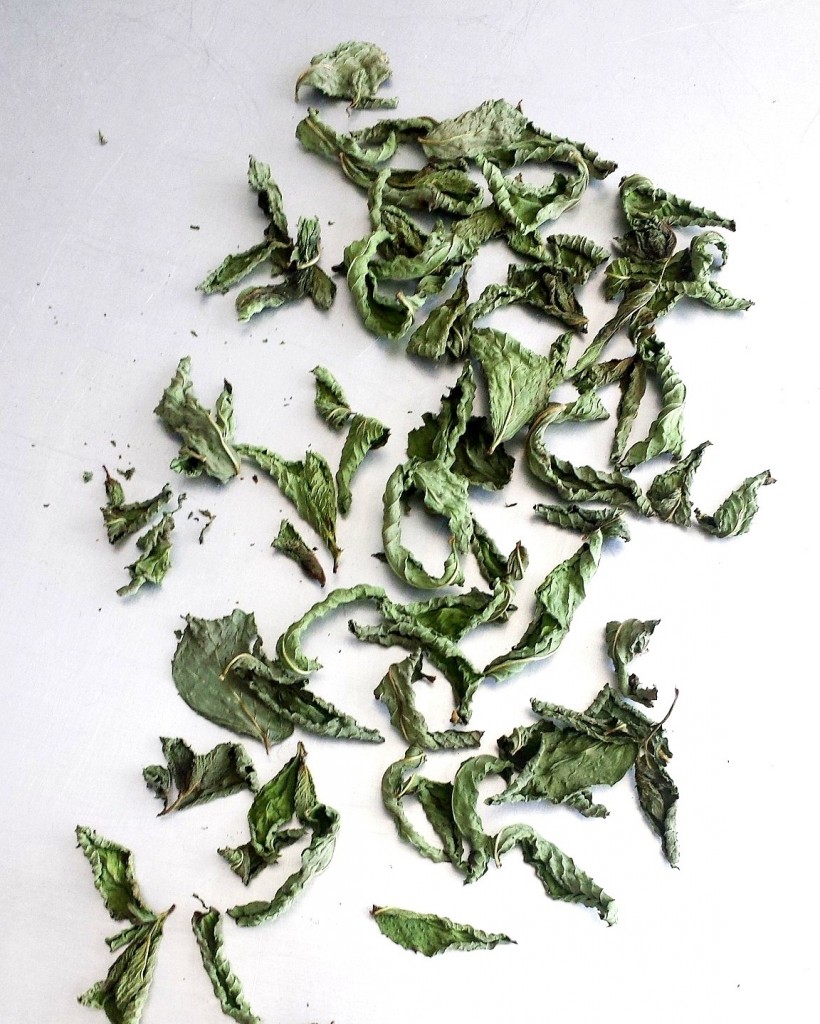 dried mint leaves